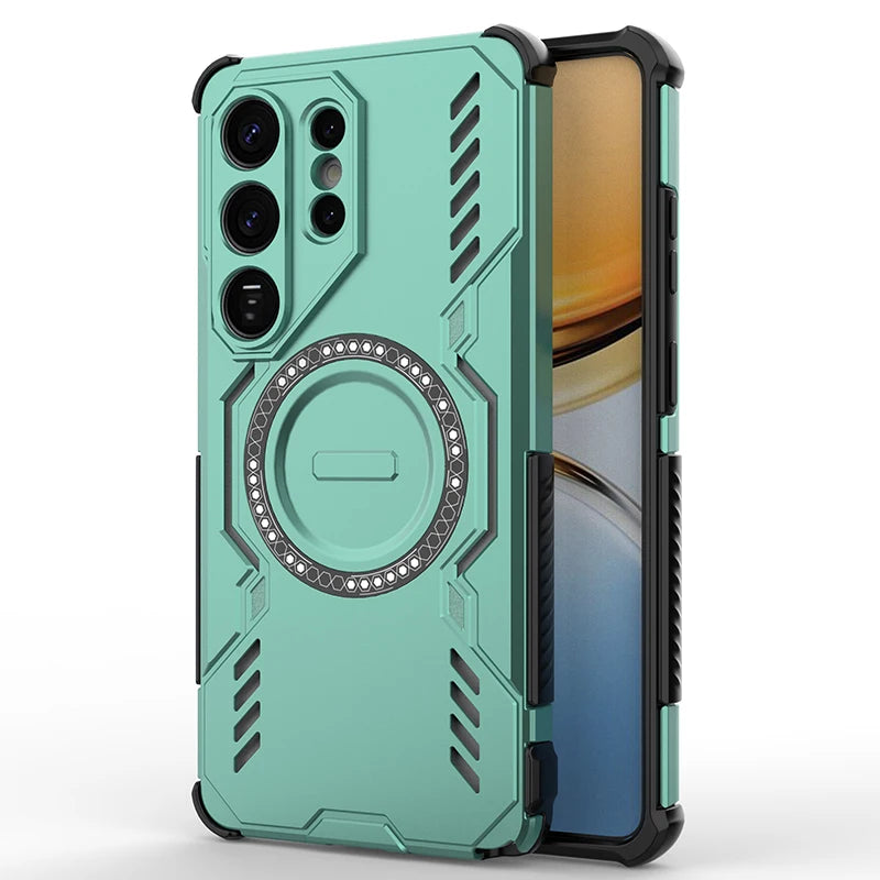 PC+TPU Shockproof Magnetic Case for Samsung Galaxy S26 Series