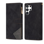 Samsung Galaxy S26 Series Color Block Wallet Case with Card Slots