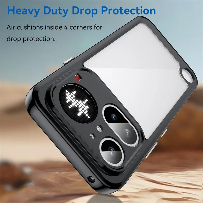 Transparent Colorful TPU Protective Cover for Nothing Phone 4a / 4a Pro
