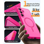 Premium Translucent Matte Magnetic Case for Samsung Galaxy A36a