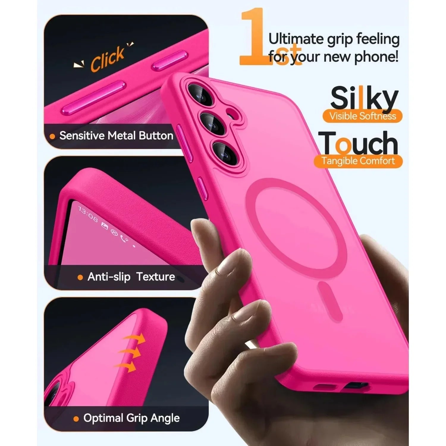 Premium Translucent Matte Magnetic Case for Samsung Galaxy A36a