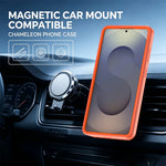 Magnetic Bumper Case with Raised Camera Protection Ring for Samsung Galaxy S25 Series