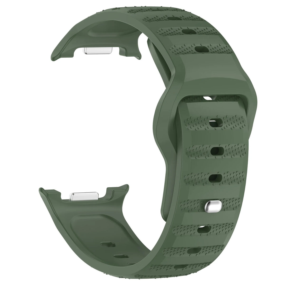 Perforated Quick-Release Silicone Watch Strap for Samsung Galaxy Watch 9