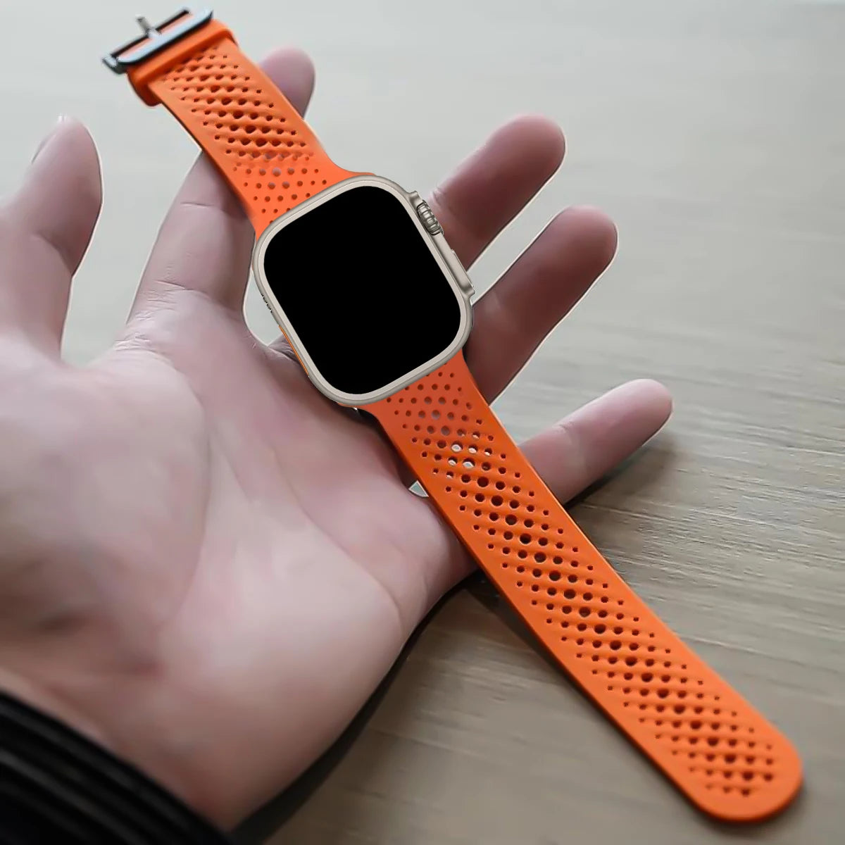 Durable Silicone Strap for Apple Watch