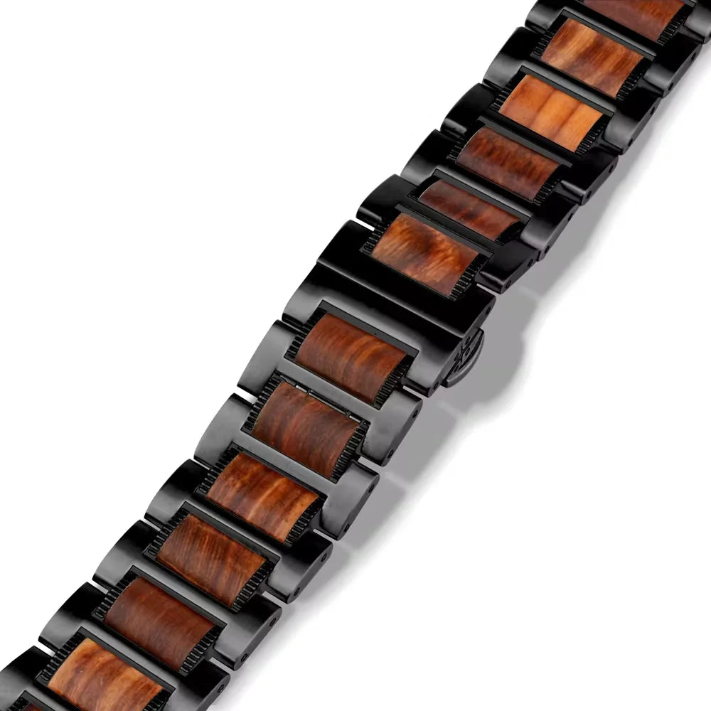 Luxury Rosewood Metal Bracelet for Samsung Galaxy Watch Ultra and Samsung Galaxy Watch Ultra (2025)