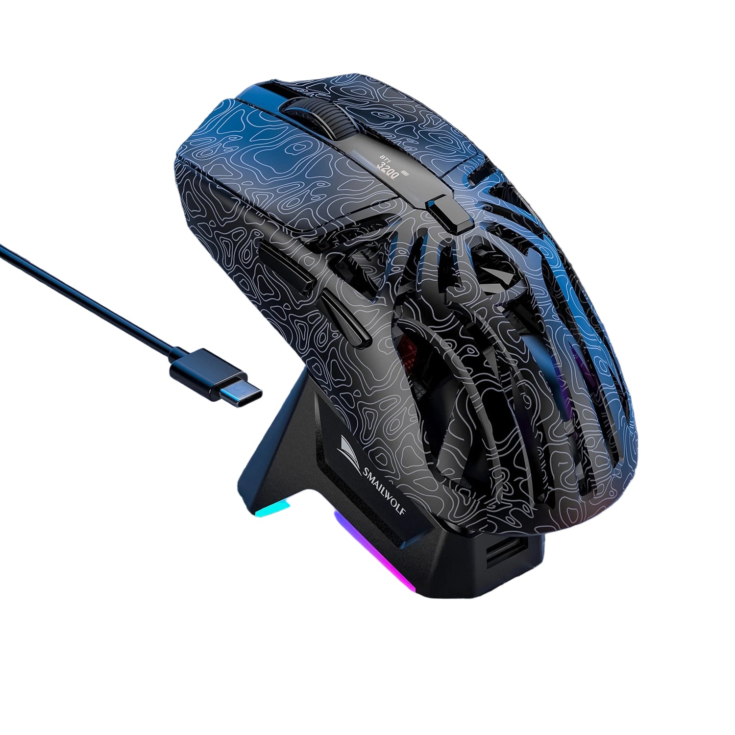 SMAILWOLF M8 Three-Mode 12000 DPI Mouse