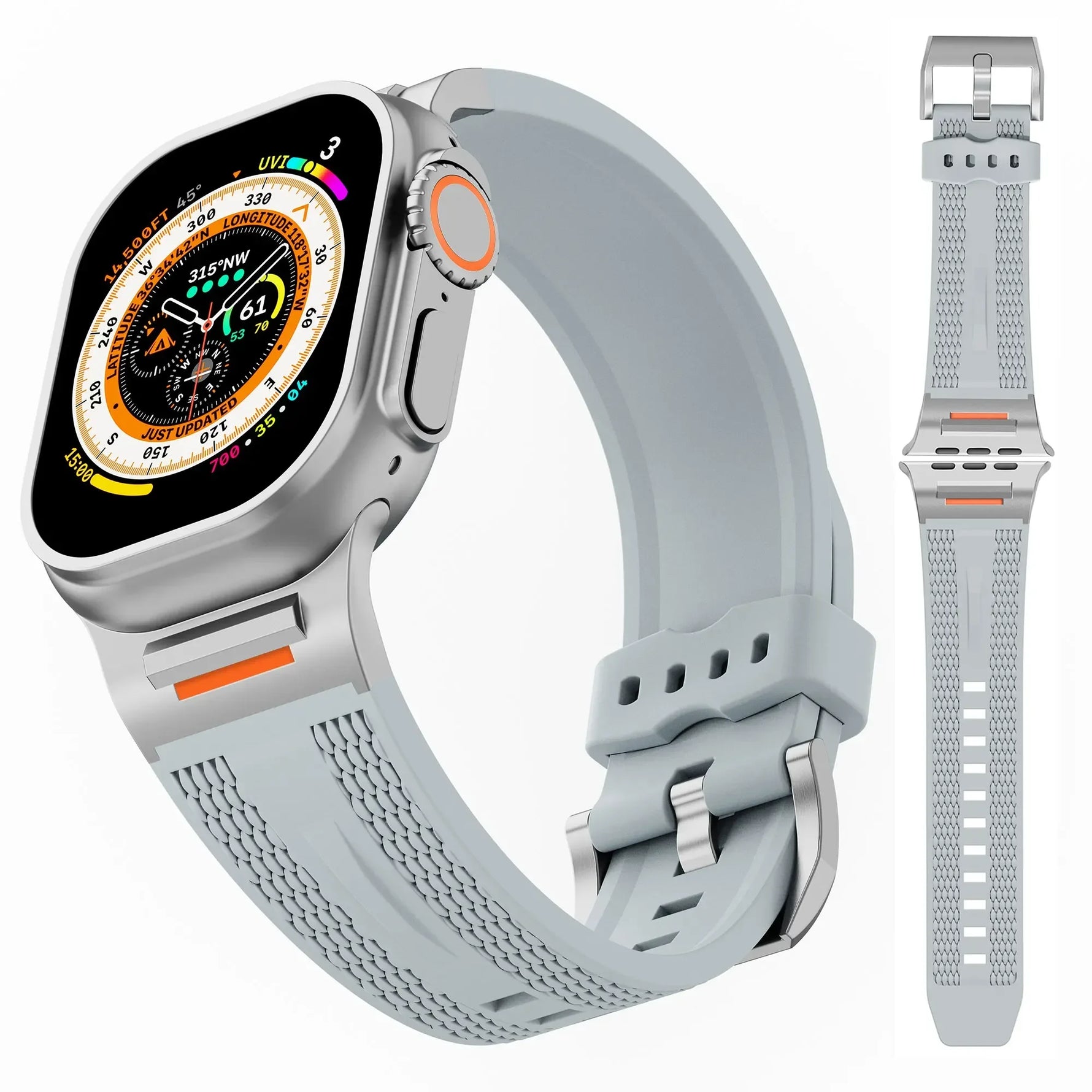 Flexible Silicone Elastic Sports Band for Apple Watch