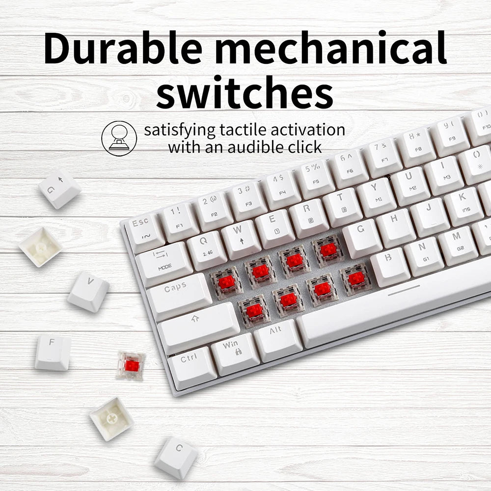 Motospeed Sk62 61-Key Mechanical Keyboard