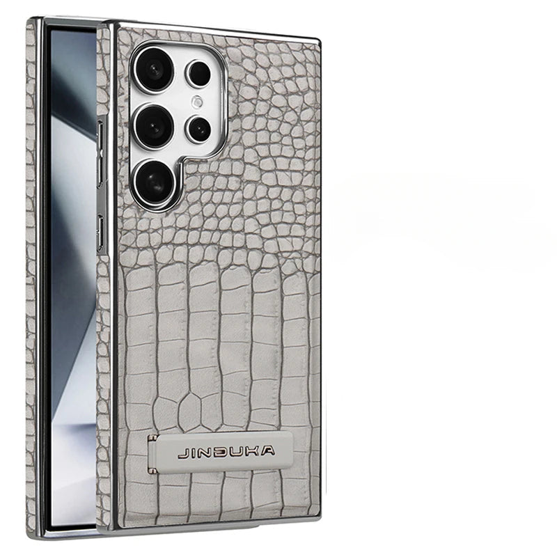 High-Quality Leather Electroplate Case for Samsung Galaxy S25 Series