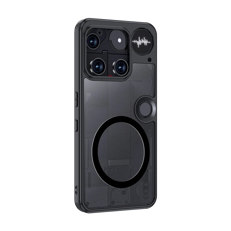 Semi-Transparent Magnetic Hard Case for Nothing Phone 3