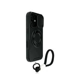 iPhone 16 Series Protective Case with Ring Holder & Wrist Strap