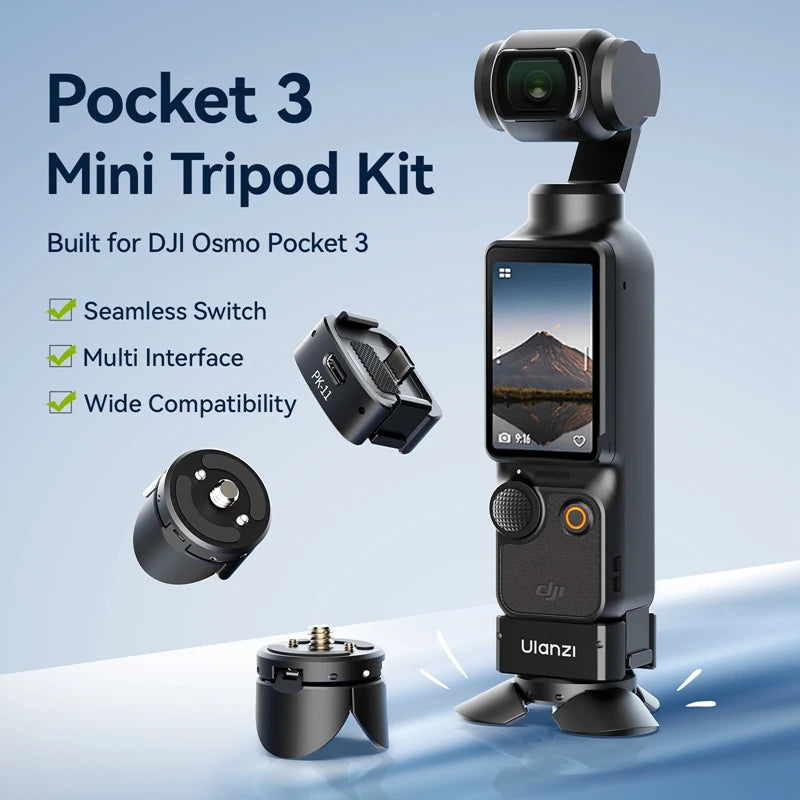Ulanzi Mini Tripod Kit Designed for DJI Osmo Pocket 3