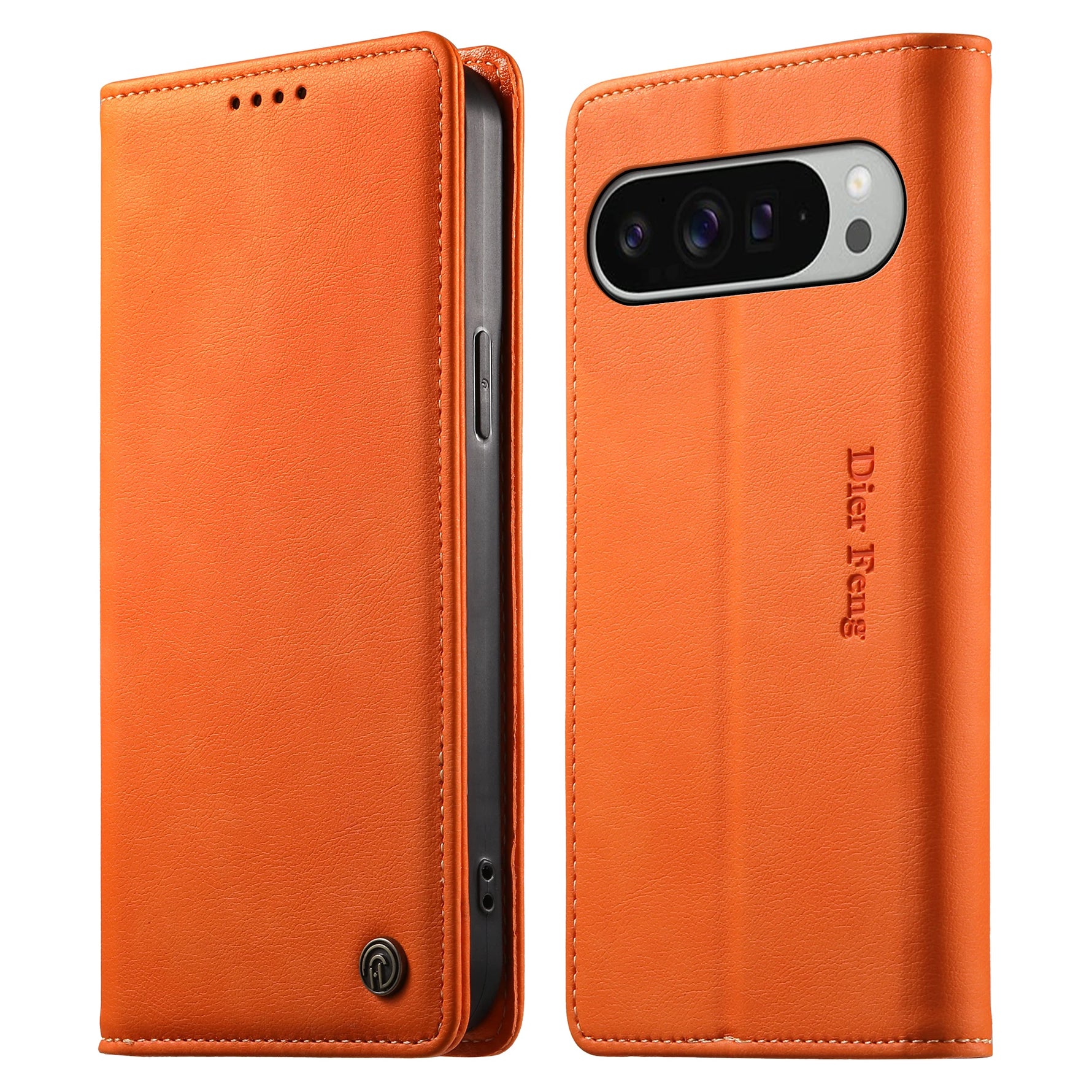Google Pixel 9 Series Leather Wallet Case with RFID Blocking