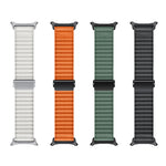 Nylon Braided Quick-Release Watch Band for Samsung Galaxy Watch Ultra 2
