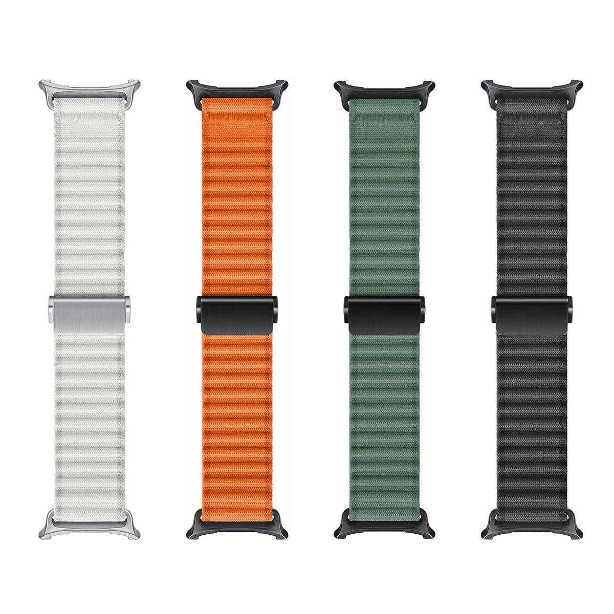 Nylon Braided Quick-Release Watch Band for Samsung Galaxy Watch Ultra 2