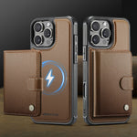 MagSafe Compatible Wallet Case with Card Slots & Stand for iPhone 16 Series