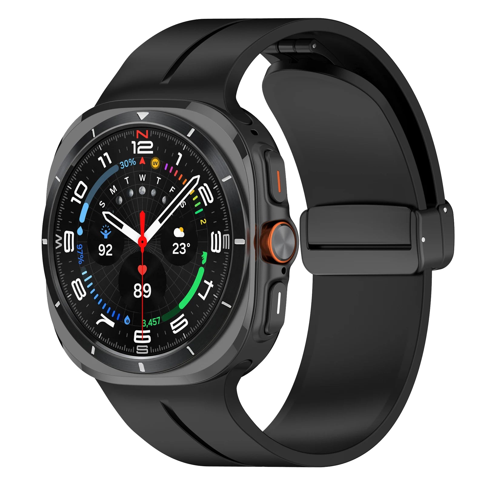 Silicone Magnetic Strap for Samsung Galaxy Watch Ultra and Samsung Galaxy Watch Ultra (2025)