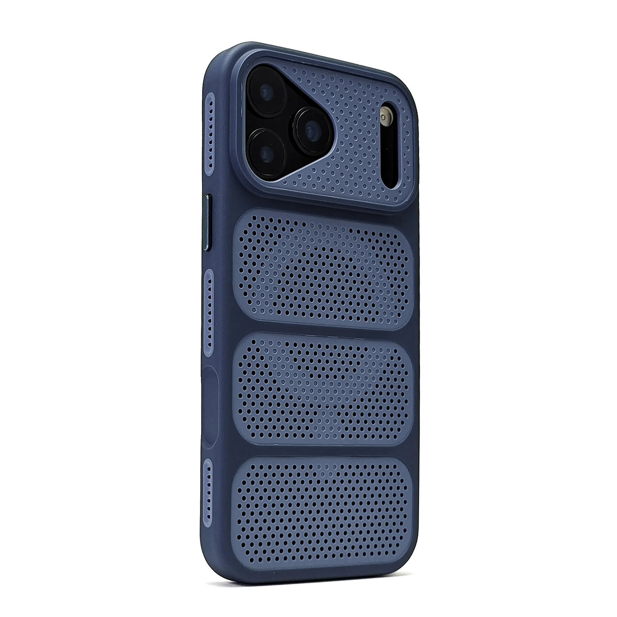 Heat Dissipation Perforated Hollow Bumper Case with Raised Camera Protection for iPhone 18 Series
