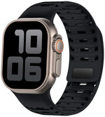 Breathable Magnetic Silicone Strap for Apple Watch