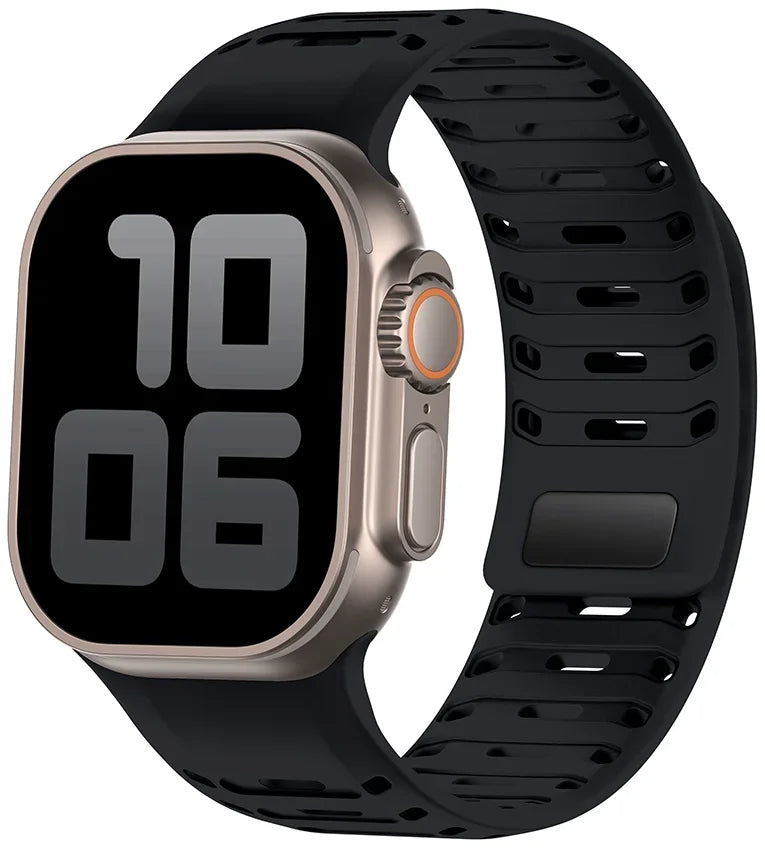 Breathable Magnetic Silicone Strap for Apple Watch