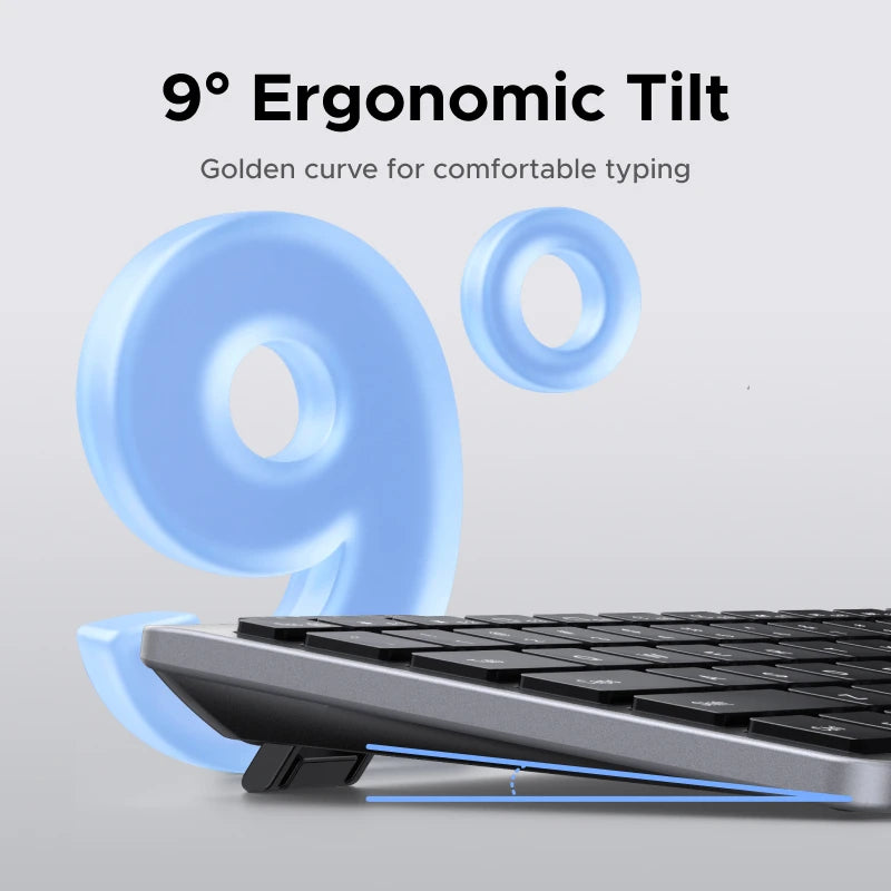 UGREEN 78-Key Bluetooth and 2.4G Wireless Keyboard