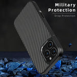 Aramid Fiber MagSafe Case with Wireless Charging for iPhone 15 Series