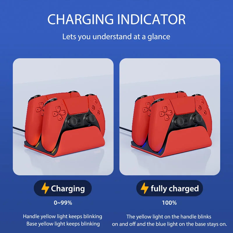 Dual Fast Charging Dock for DualSense Wireless Controllers