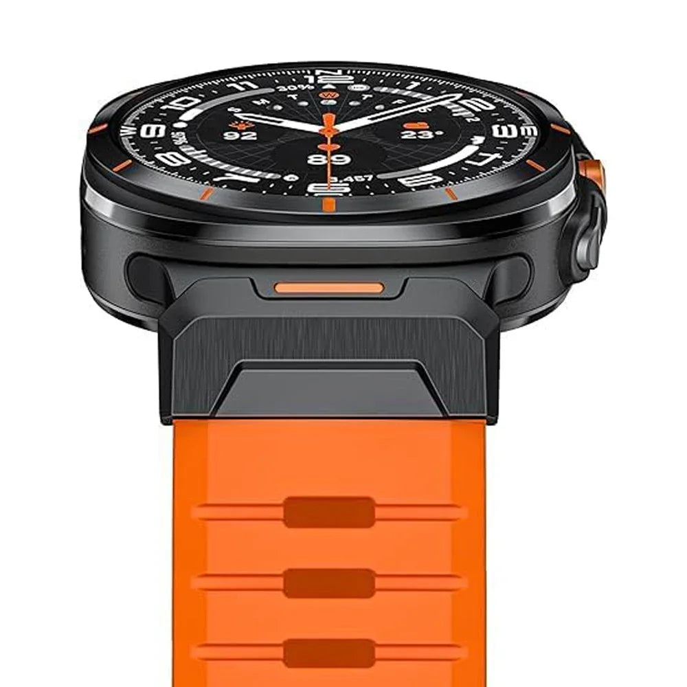 Stainless Steel & Rubber Band for Samsung Galaxy Watch Ultra and Samsung Galaxy Watch Ultra (2025)