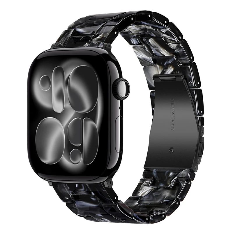 Glossy Resin Link Strap for Apple Watch