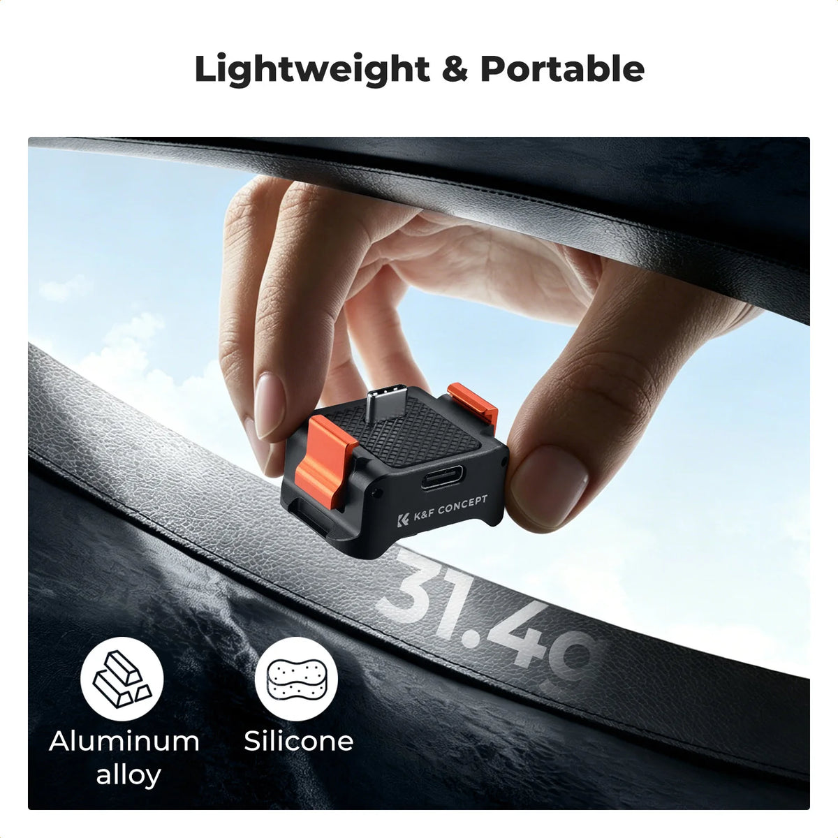 K&F Concept 360-Degree Rotatable DJI Osmo Pocket Charging Stand