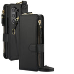 Samsung Galaxy Z Fold 7 Crossbody Wallet Case with Card Slots & Ring