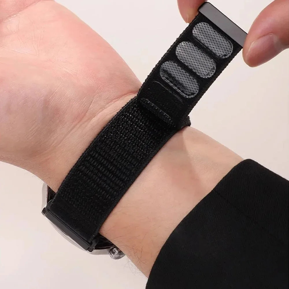 Breathable Ribbed Nylon Watch Strap for Samsung Galaxy Watch Ultra 2