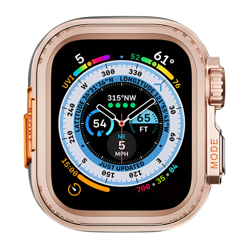 Durable Metal Bumper Frame for Apple Watch