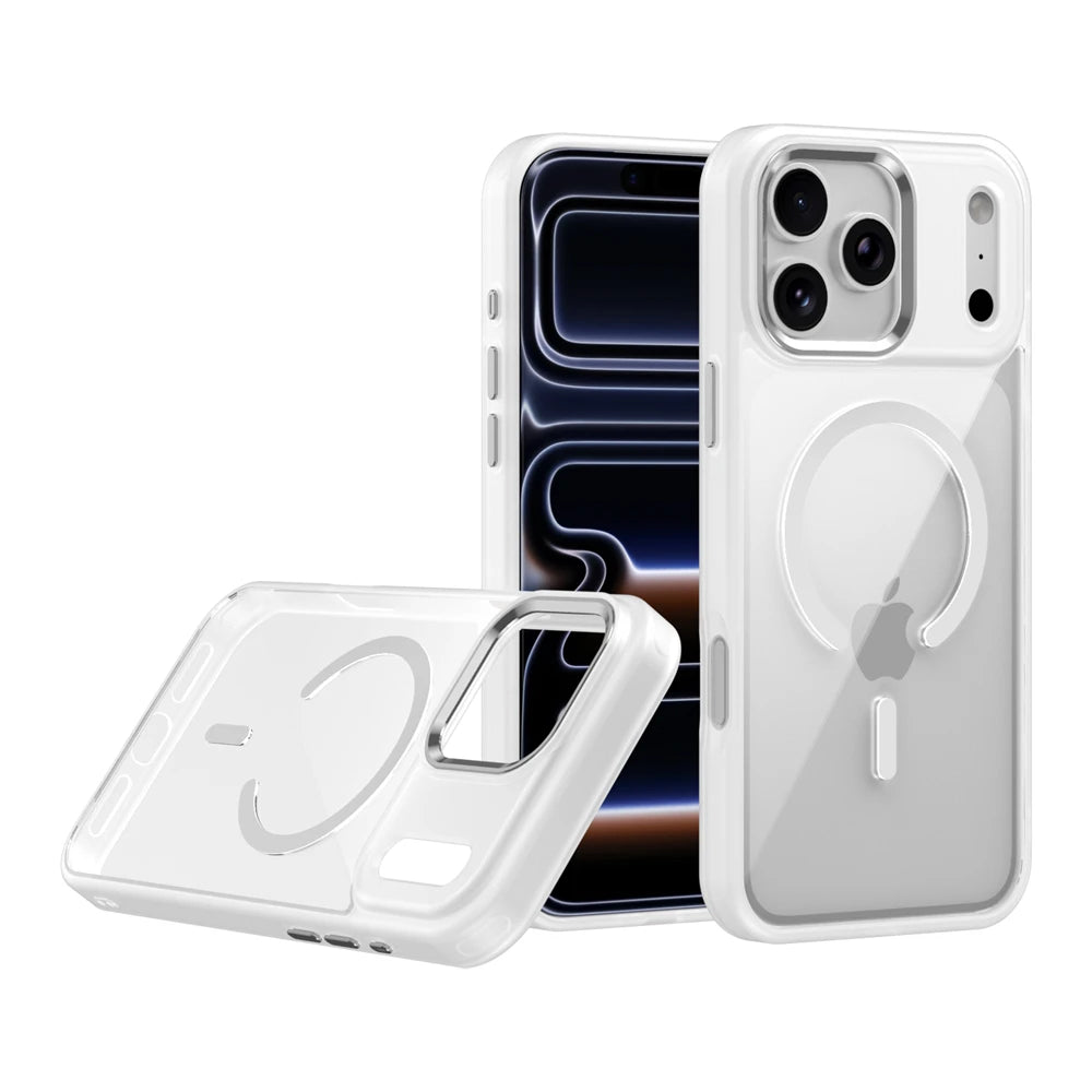 MagSafe Compatible Clear Acrylic Case for iPhone 17 Series