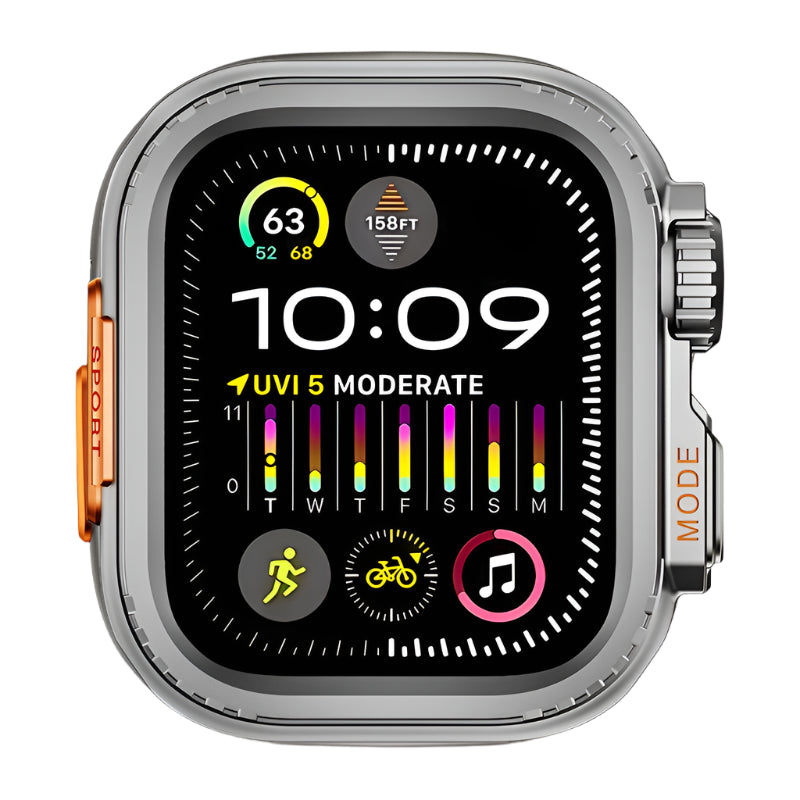 Durable Metal Bumper Frame for Apple Watch