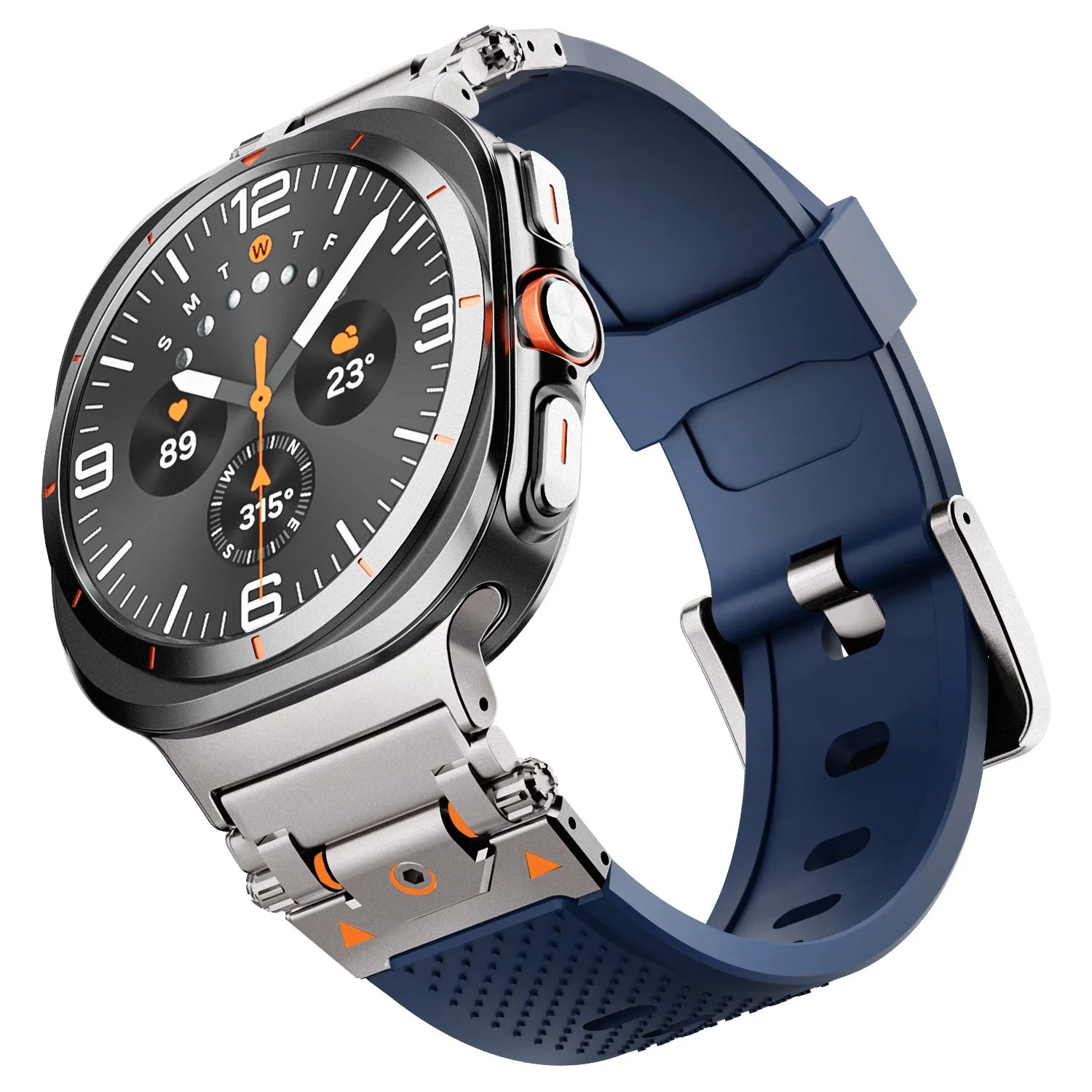 Rugged TPU Silicone Band for Samsung Galaxy Watch Ultra