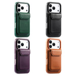 2-in-1 Detachable MagSafe Leather Wallet Case with Card Holder for iPhone 17 Series