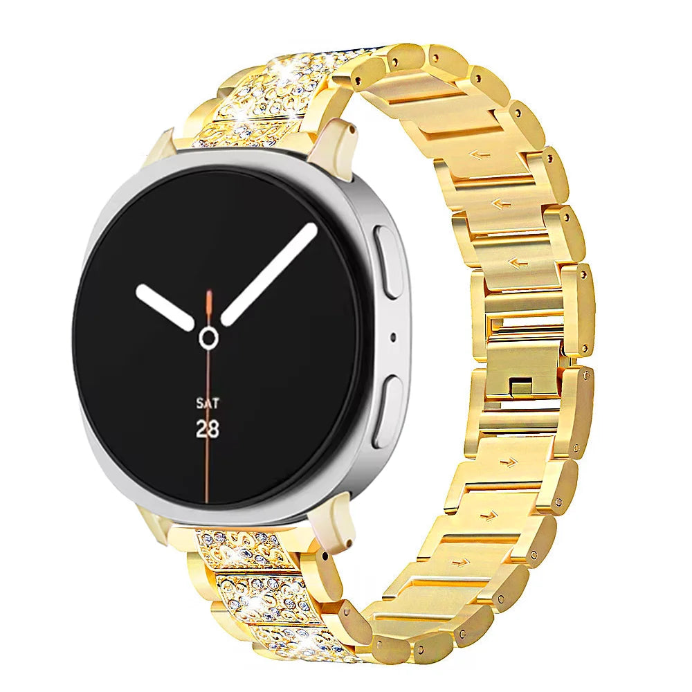 Slim Stainless Steel Glitter Strap for Samsung Galaxy Watch 8 & Galaxy Watch 8 Classic