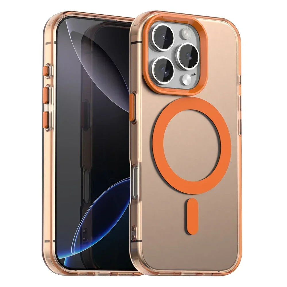 Premium Translucent MagSafe Case for iPhone 16 Series