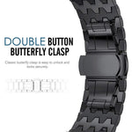 Luxury Dragon Pattern Metal Strap for Apple Watch