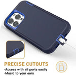 Shockproof Rugged Case with Raised Edge Protection for iPhone 17 Series