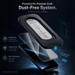 Dust-Free Chamber Tempered Glass Screen Protector, for iPhone 18 Series