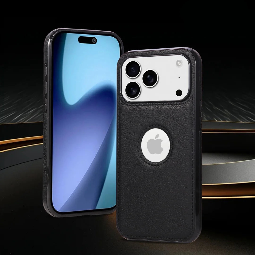 Luxury Business PU Leather Case for iPhone 17 Series