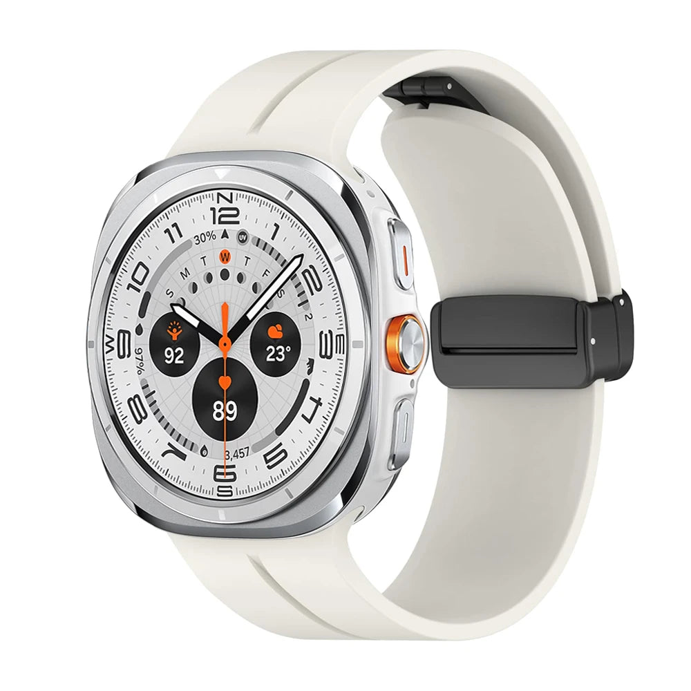 Silicone Magnetic Bracelet for Samsung Galaxy Watch Ultra and Samsung Galaxy Watch Ultra (2025)