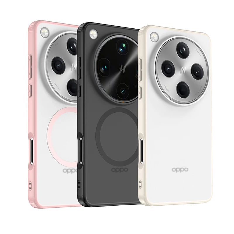 Semi-Transparent Magnetic Case for OPPO Find X9 Ultra