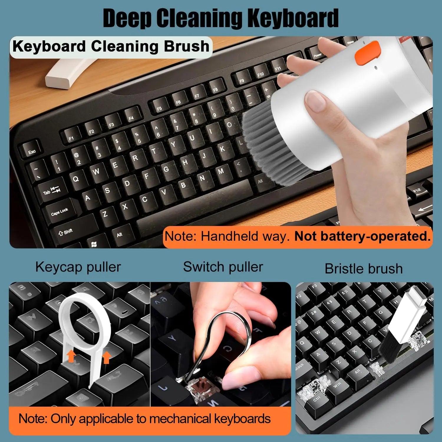 20-in-1 Multifunctional Cleaning Kit for Headphones, Keyboards, Laptops, and Cameras