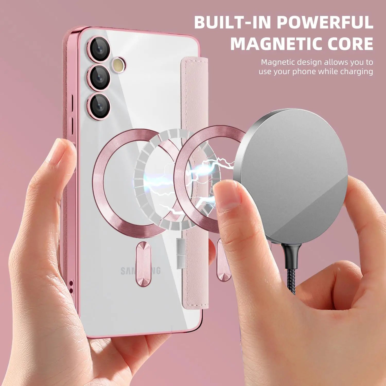 Protective Flip Magnetic Leather Case for Samsung Galaxy A56