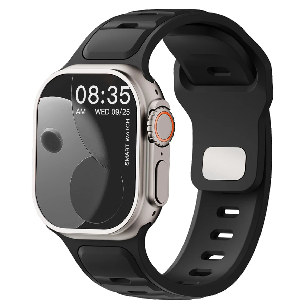 Perforated Silicone Sport Band with Ventilation Holes for Apple Watch
