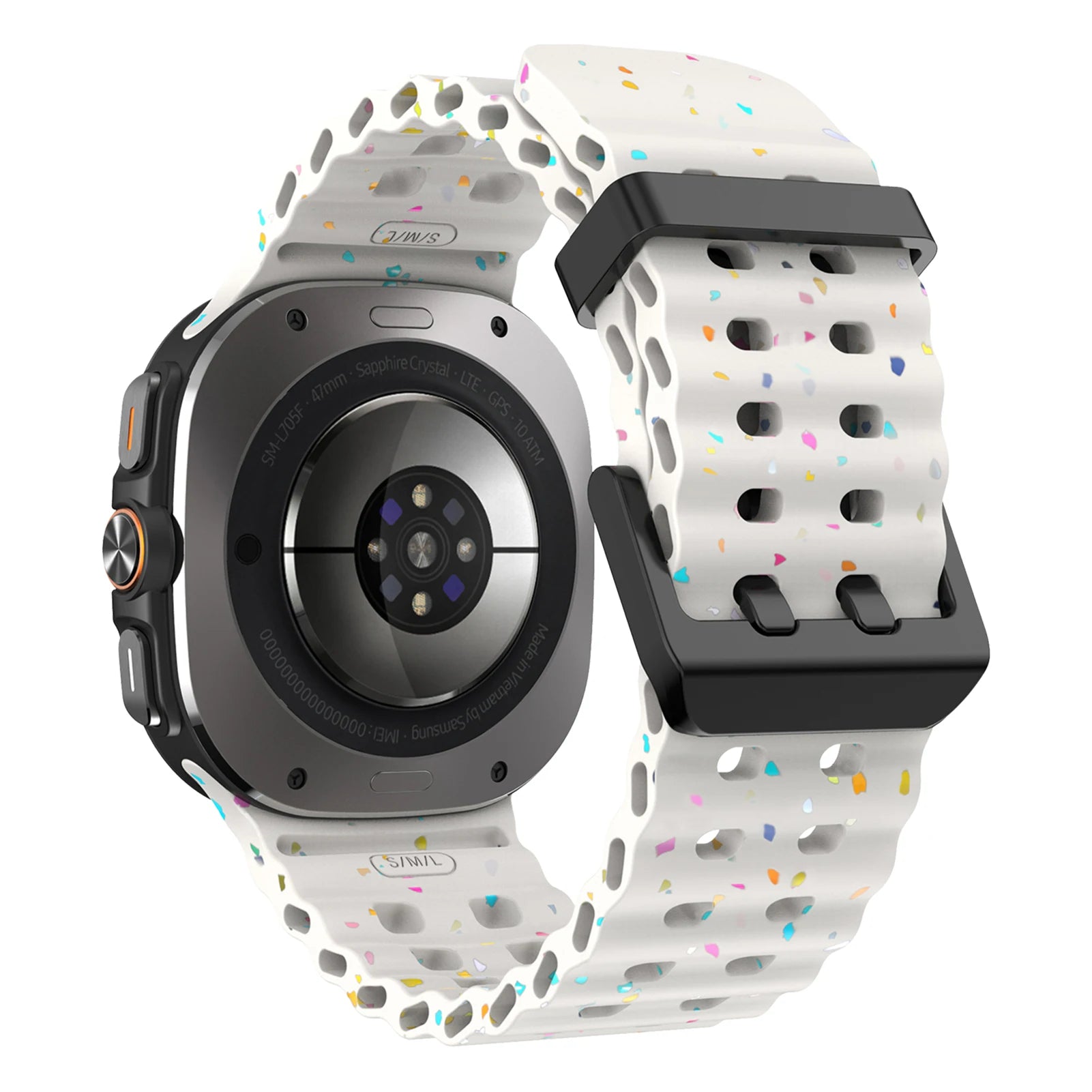 High-Quality Marine Silicone Band for Samsung Galaxy Watch Ultra and Samsung Galaxy Watch Ultra (2025)