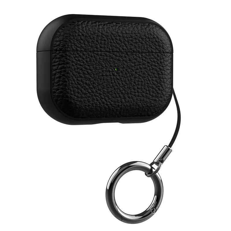 Litchi Texture Leather Look Case for AirPods Pro 3
